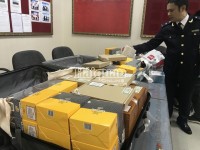 Seized luggage contains imported cigars without license