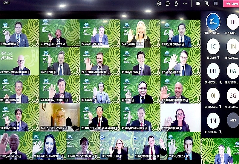 APEC members partcipated in the 28th APEC Finance Ministers’s Online Meeting