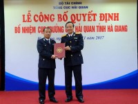 Announce the decision to appoint Director of Ha Giang Customs Department