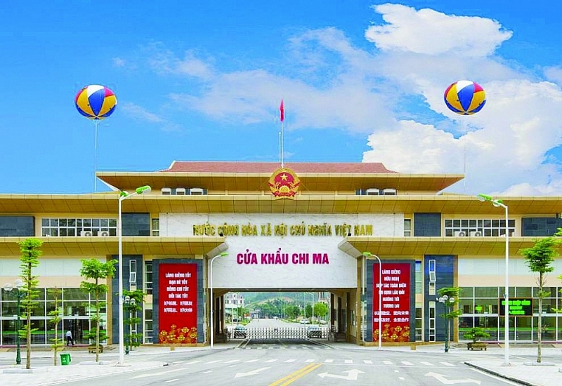 Chi Ma Border Gate (Lang Son province). Photo: H.Nụ