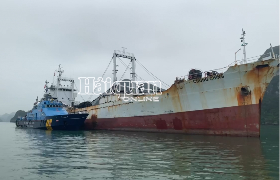 CHUNG CHING ship shows signs of illegal dismantling