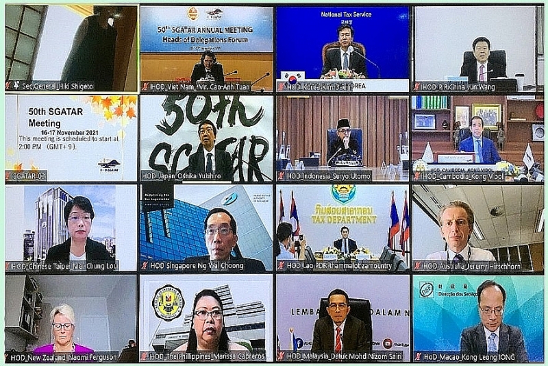 Representatives of tax authorities of Asian countries spoke at the SGATAR Conference.