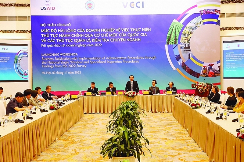 Deputy General Director of the General Department of Customs Hoang Viet Cuong spoke at the workshop. Photo: Quang Hung