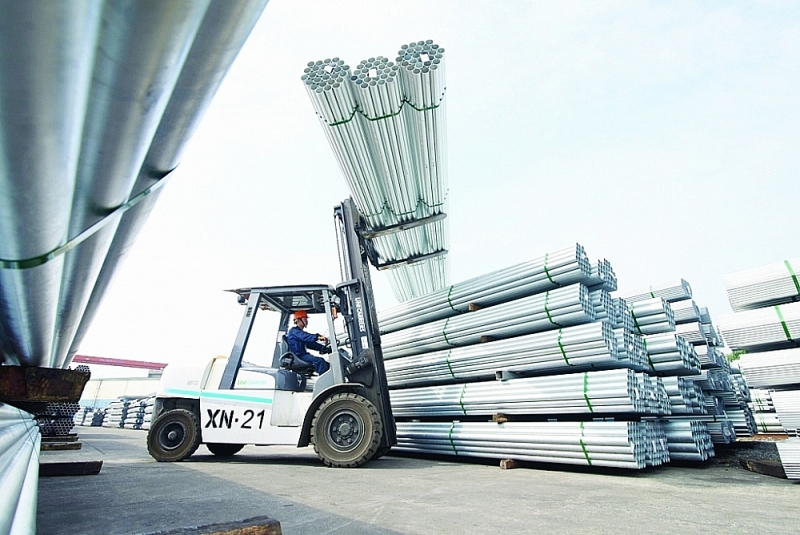 Many steel enterprises have devoted adequate resources to respond to trade remedies, obtaining initial positive results. Photo: Duc Quang