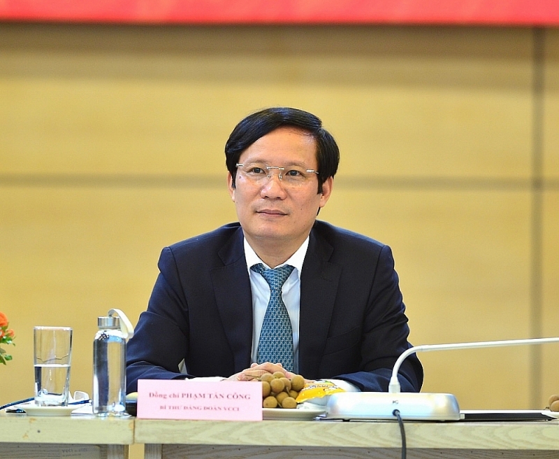 Mr. Pham Tan Cong, Chairman of the Vietnam Chamber of Commerce and Industry, Chairman of the Business Council for Sustainable Development Vietnam.