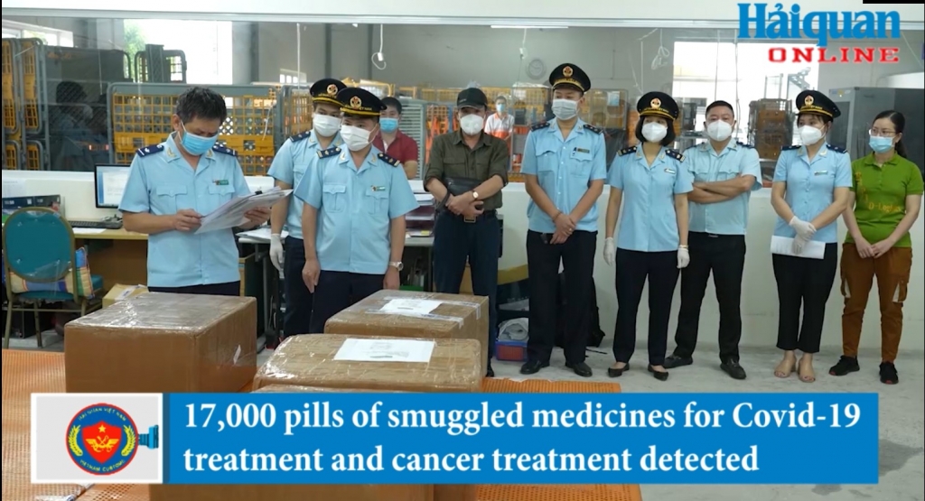 17,000 pills of smuggled medicines for Covid-19 treatment and cancer treatment detected